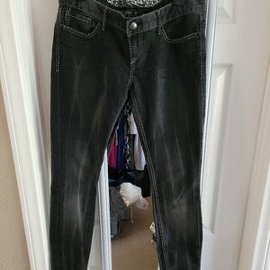 EXPRESS SLIM FIT ULTRA LOW RISE SKINNY JEANS